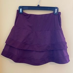 Sweaty Betty Maroon Tennis Skirt